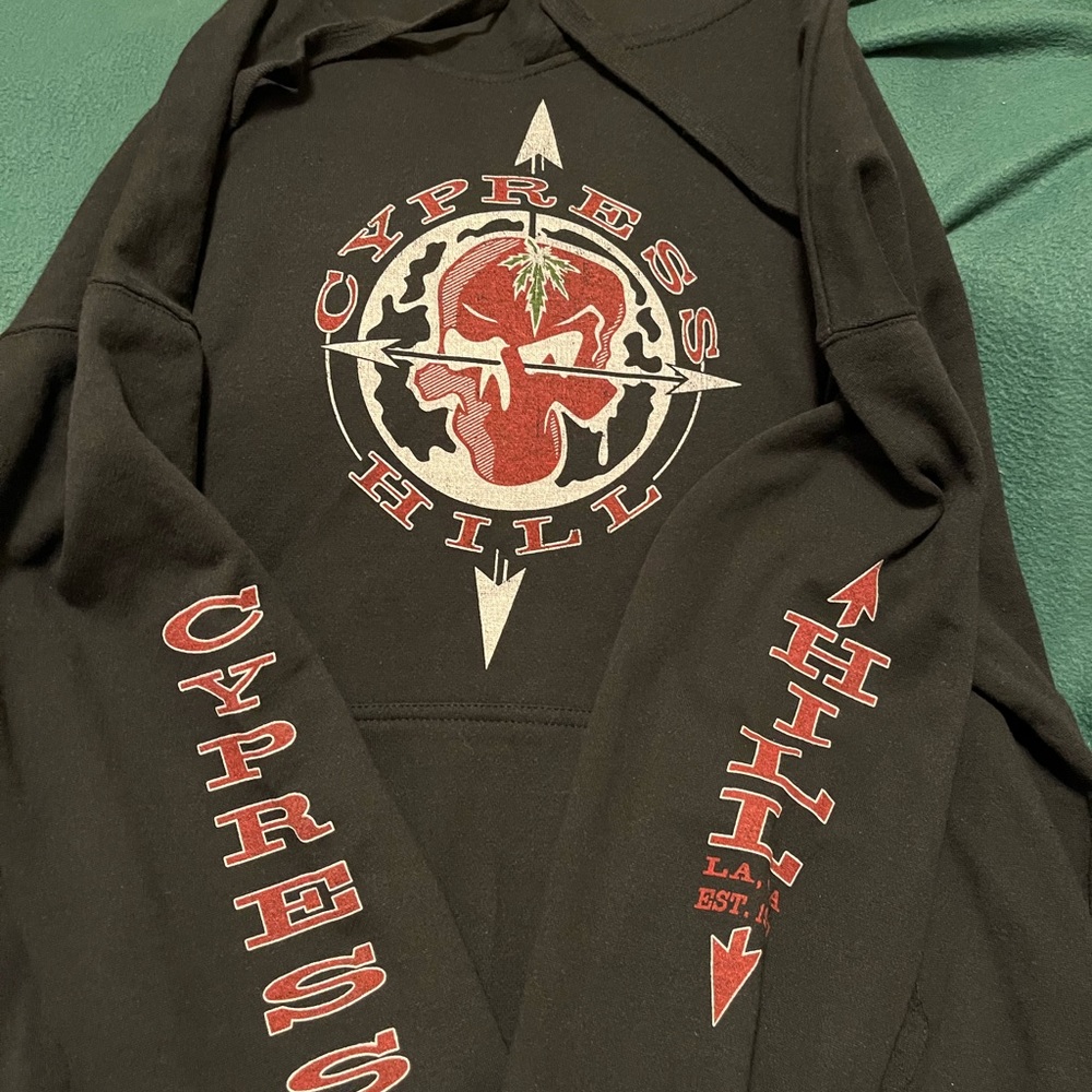 CYPRESS HILL HOODIE MENS SIZE XL (OFFICIAL WEBSITE HOODIE)